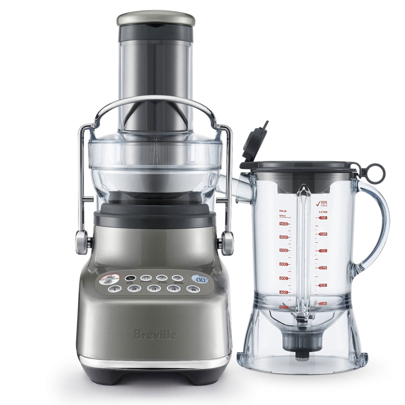 Breville the 3x Bluicer Silver BJB615SHY1BUS1 - Best Buy