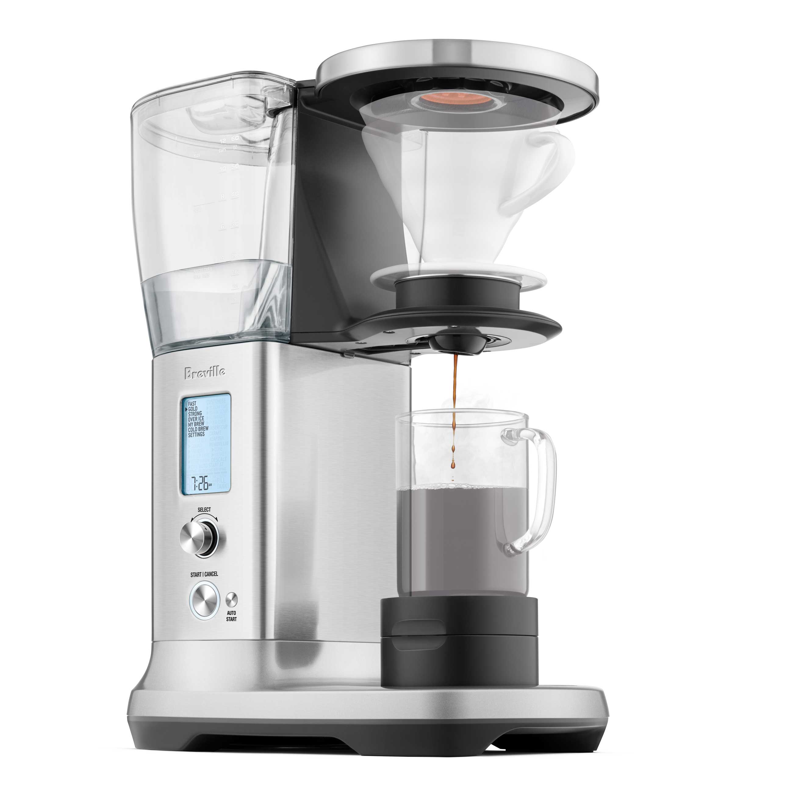  Breville Precision Brewer Thermal Coffee Maker, 60 oz. Brushed  Stainless Steel, BDC450BSS: Home & Kitchen
