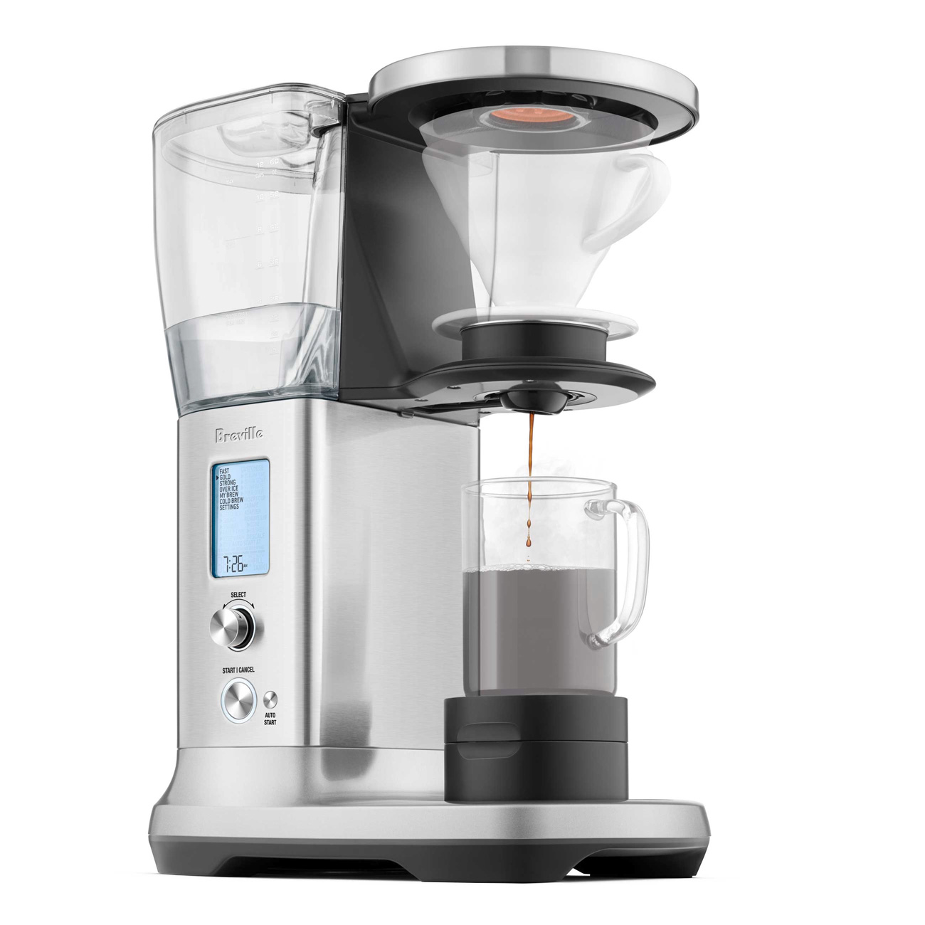 the Breville Precision Brewer® Glass