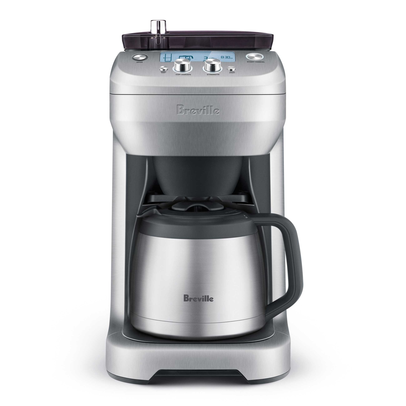 coffee maker with grinder and frother