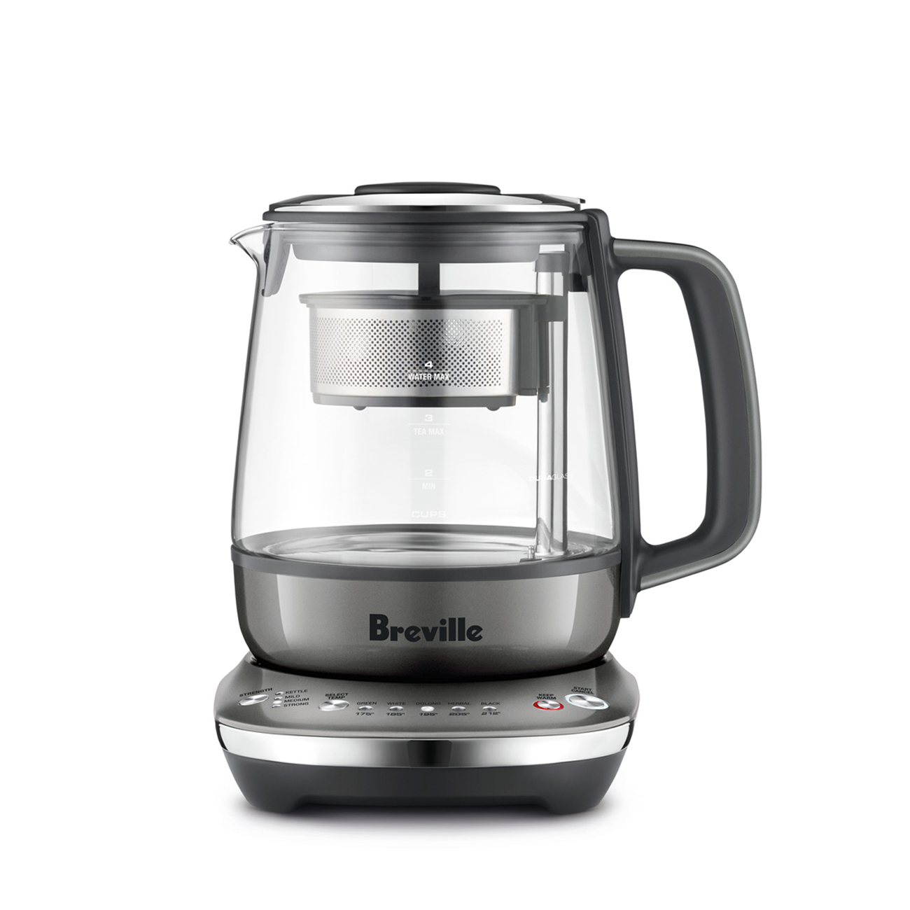 compact glass kettle