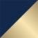 color Damson Blue Brass